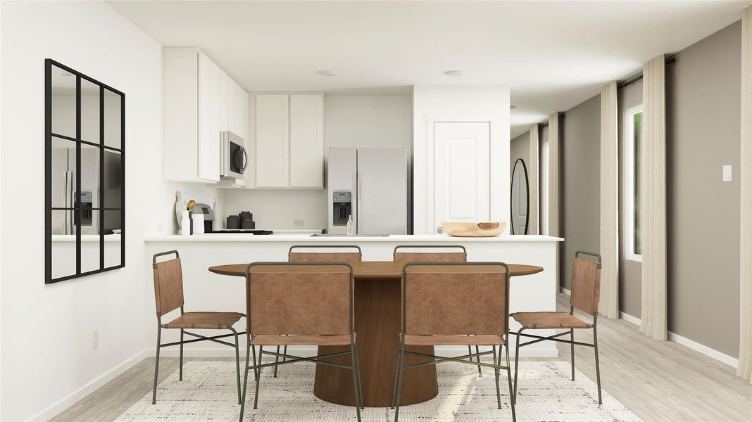 Furnished interior view inside a new home in , Jarrell (Image 10).