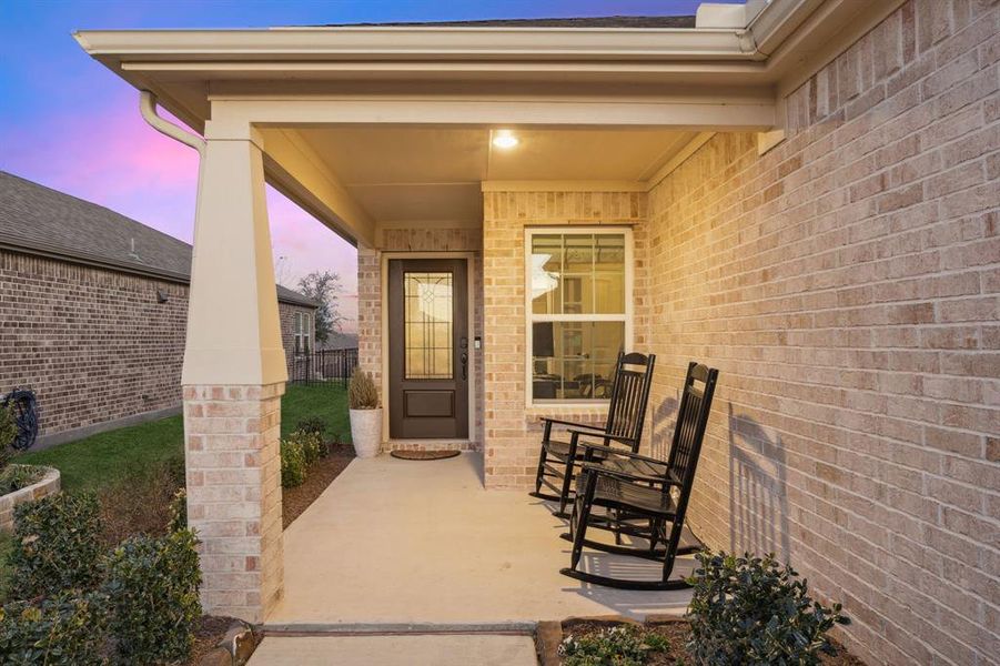 Exterior details and patio area of a home in , McKinney (Image 3).