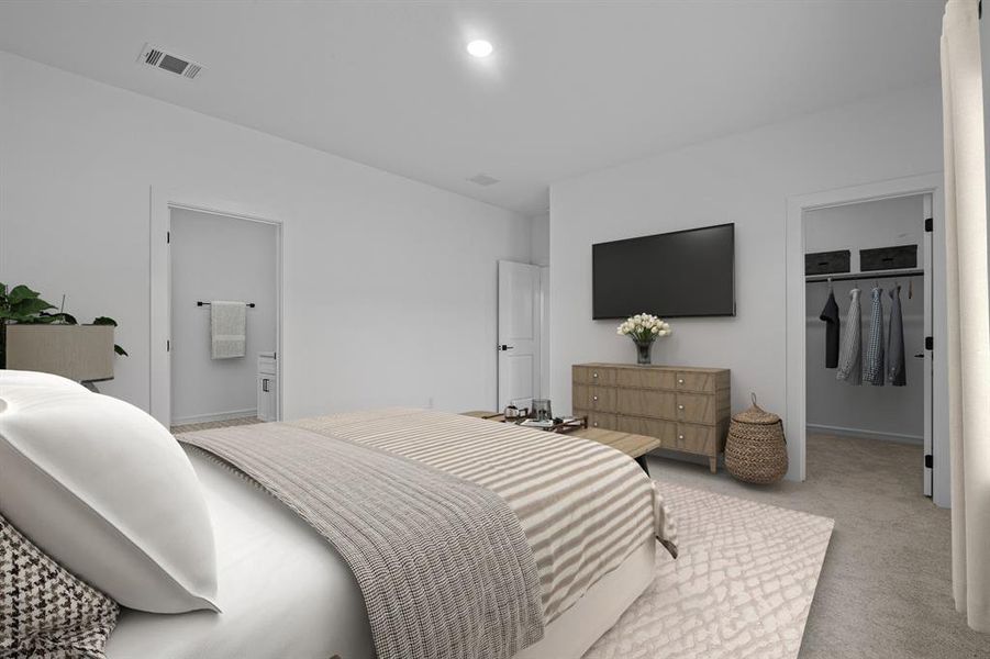 Furnished interior view inside a new home in Caldwell Lakes, Dallas (Image 8). Furnished interior view inside a new home in Caldwell Lakes, Dallas (Image 8).