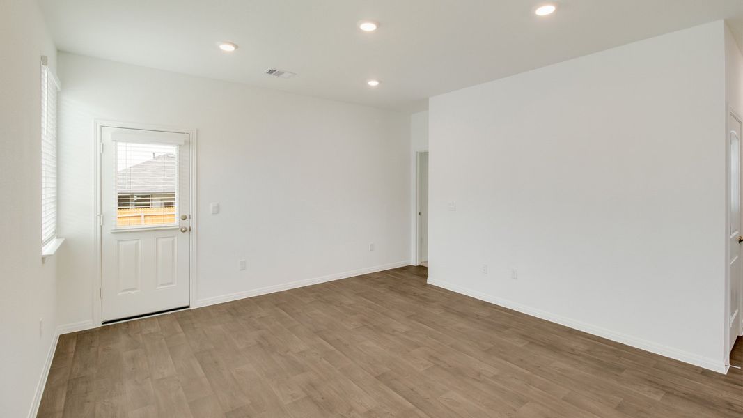 Representative unfurnished interior of a home built from the The Abbot by D.R. Horton in Talavera, Kyle (Image 6).
