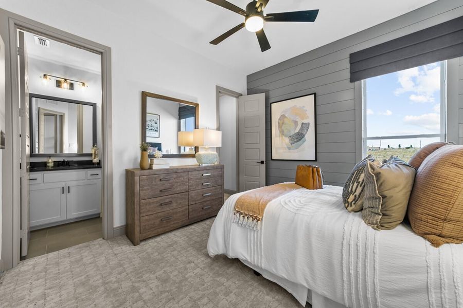Representative furnished interior of a home built from the Diana by Landon Homes in Lexington Frisco, Frisco (Image 39).