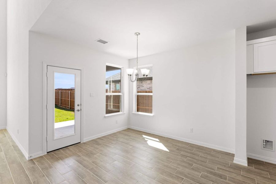Representative unfurnished interior of a home built from the Salado by UnionMain Homes in Elevon, Lavon (Image 30). Representative unfurnished interior of a home built from the Salado by UnionMain Homes in Elevon, Lavon (Image 30).