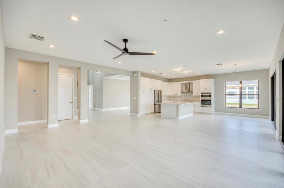 Furnished interior view inside a new home in Apex at Avenir, Palm Beach Gardens (Image 13).