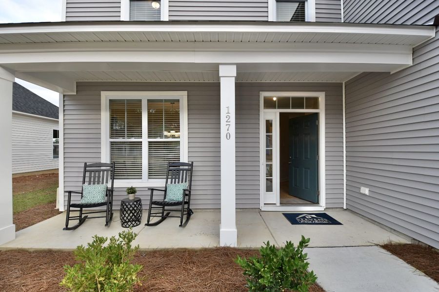 Representative exterior details of a home built from the Mt. Vernon by Stevens Fine Homes in Parkwood Estates, Leland (Image 24).