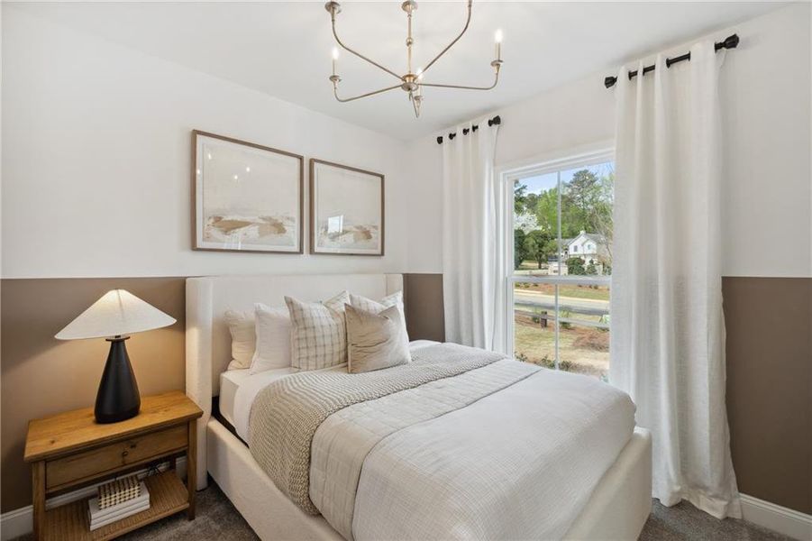 Furnished interior view inside a new home in Hamilton Place, Cartersville (Image 19).