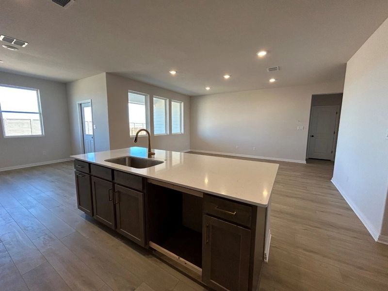 Furnished interior view inside a new home in Willow Springs, Buda (Image 5).