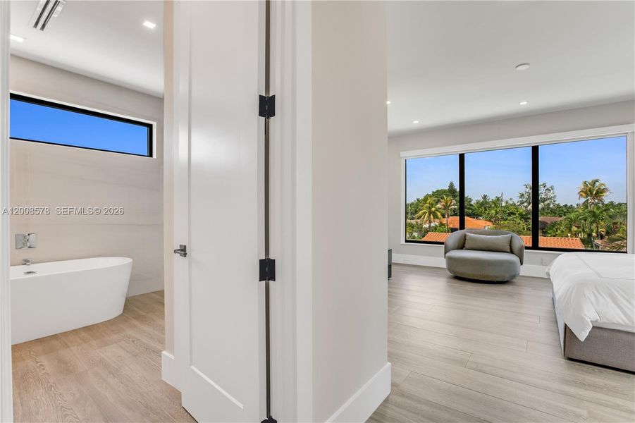 Furnished interior view inside a new home in , Surfside (Image 24).