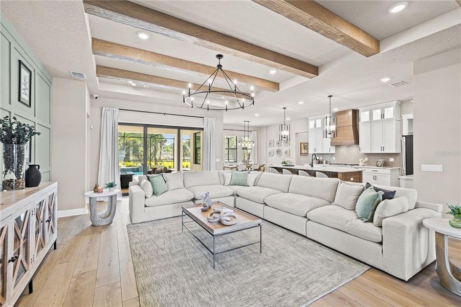 Furnished interior view inside a new home in , Tarpon Springs (Image 11). Furnished interior view inside a new home in , Tarpon Springs (Image 11).