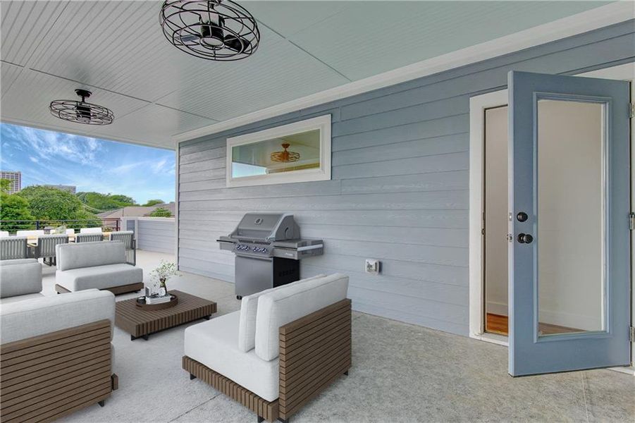 Furnished interior view inside a new home in , Atlanta (Image 40).