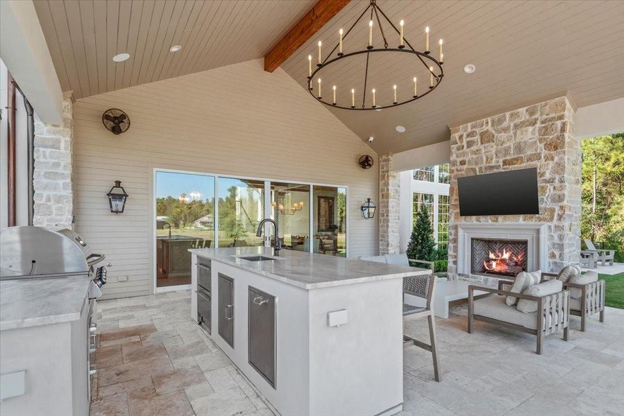 Exterior details and patio area of a home in , Montgomery (Image 3).
