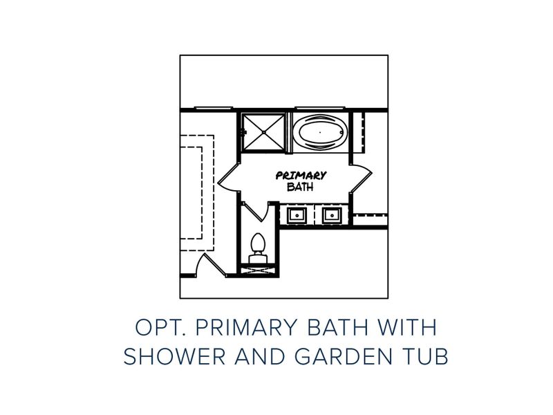 2D floor plan layout for the The Farmington by My Home Communities in Legends at Old Monroe, Monroe, GA (Image 4).