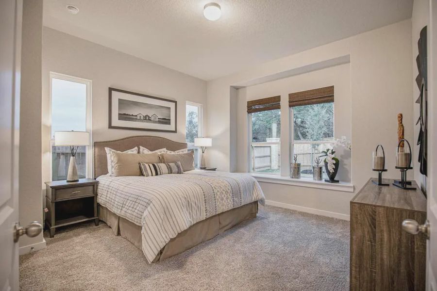 Representative furnished interior of a home built from the Pegasus by Chesmar Homes in Santa Rita Ranch, Liberty Hill (Image 6).