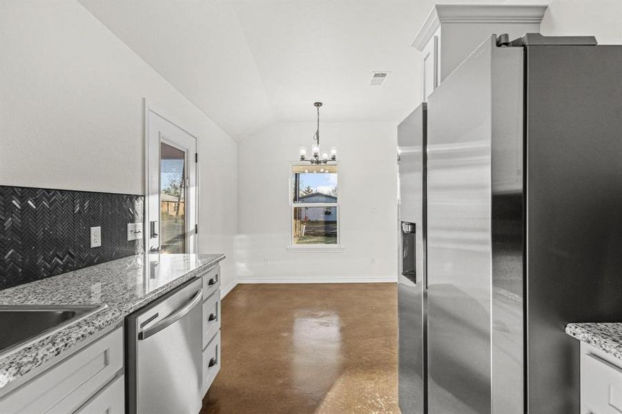 Furnished interior view inside a new home in , Dodd City (Image 5).