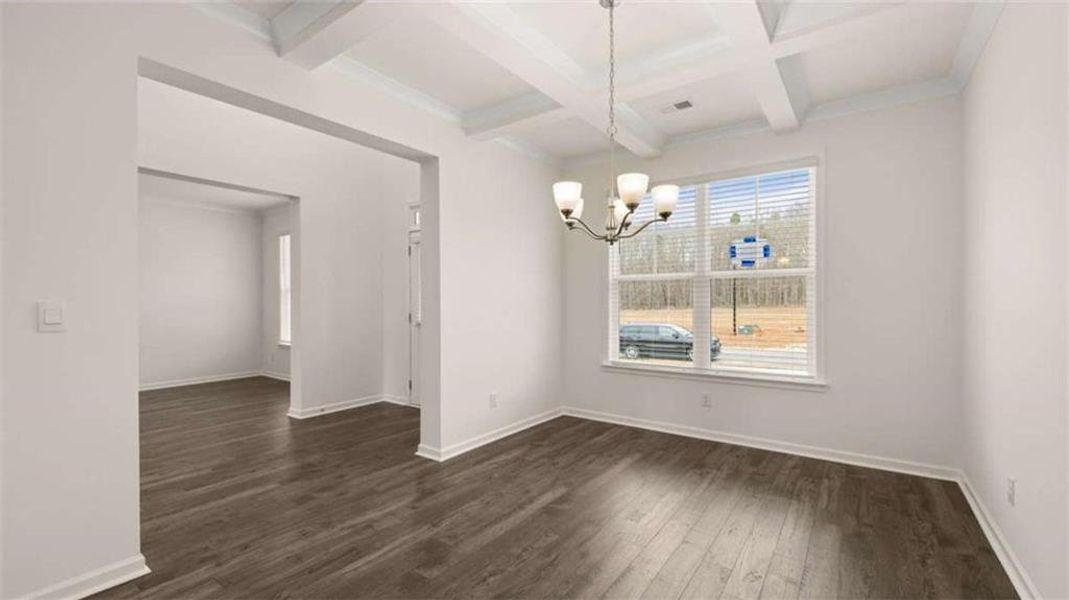 Spacious, unfurnished interior of a new home in The Gates at Pates Creek, Hampton (Image 37).