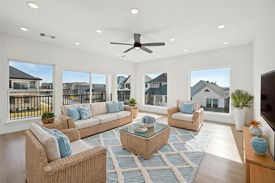 Furnished interior view inside a new home in , Rowlett (Image 31).