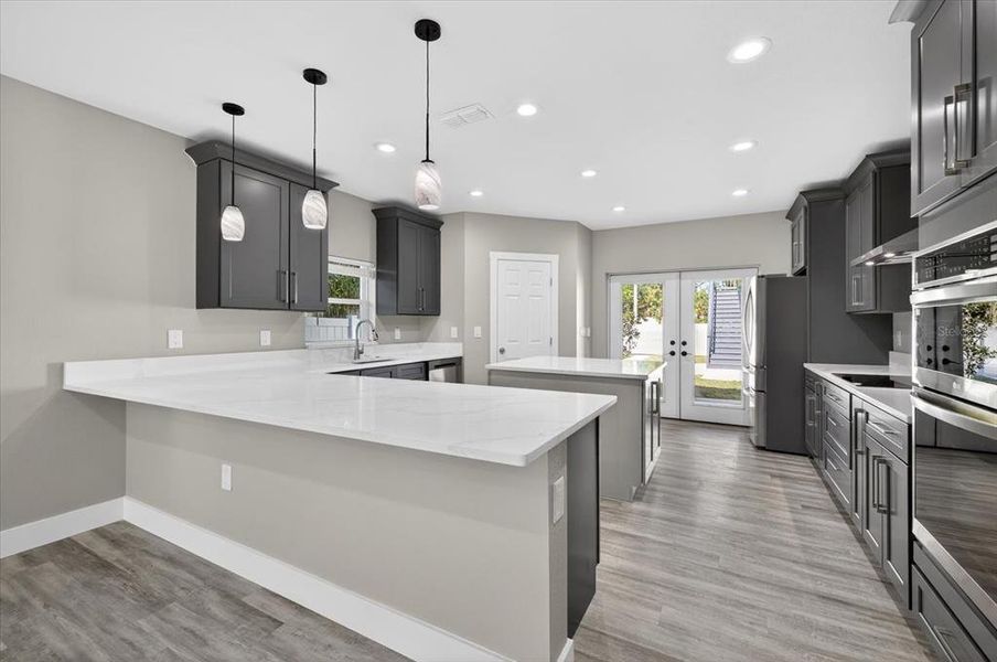 Furnished interior view inside a new home in , St. Petersburg (Image 7).