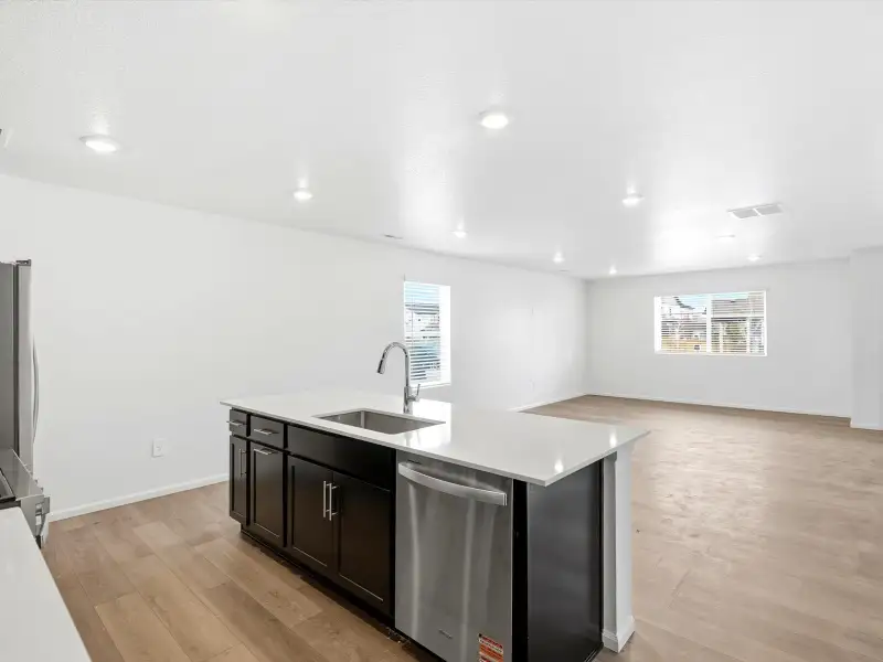 Furnished interior view inside a new home in Skyview at High Point, Aurora (Image 6).