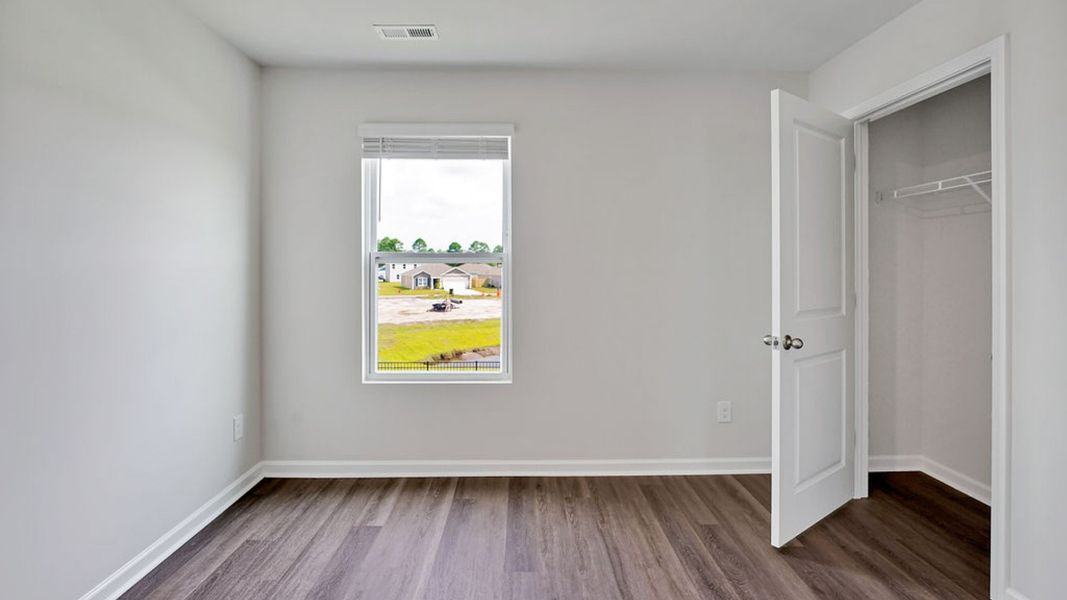 Representative unfurnished interior of a home built from the HAYDEN by D.R. Horton in Patriot Pointe at Towne Pointe, Jacksonville (Image 19). Representative unfurnished interior of a home built from the HAYDEN by D.R. Horton in Patriot Pointe at Towne Pointe, Jacksonville (Image 19).