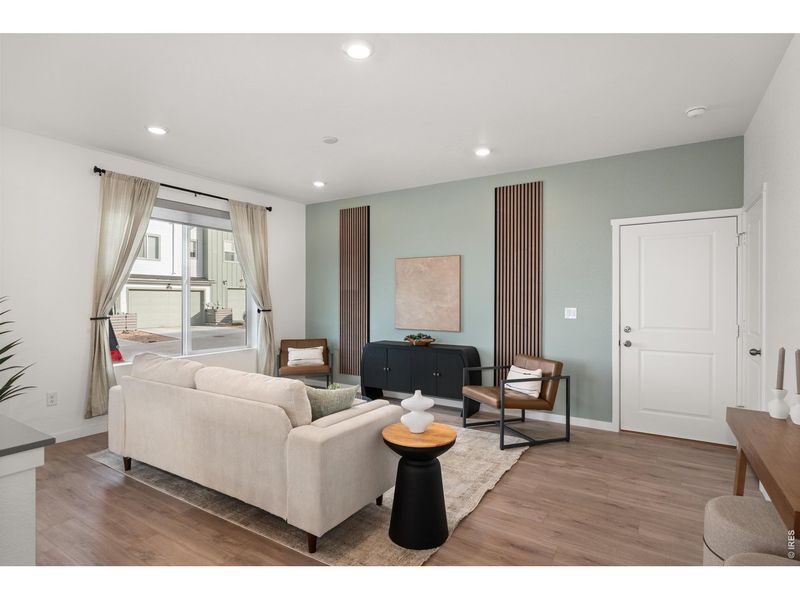Furnished interior view inside a new home in Whisper Village, Arvada (Image 11).