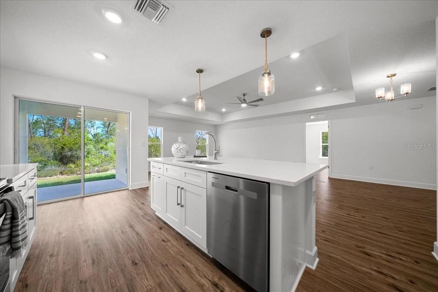 Furnished interior view inside a new home in , Spring Hill (Image 17). Furnished interior view inside a new home in , Spring Hill (Image 17).