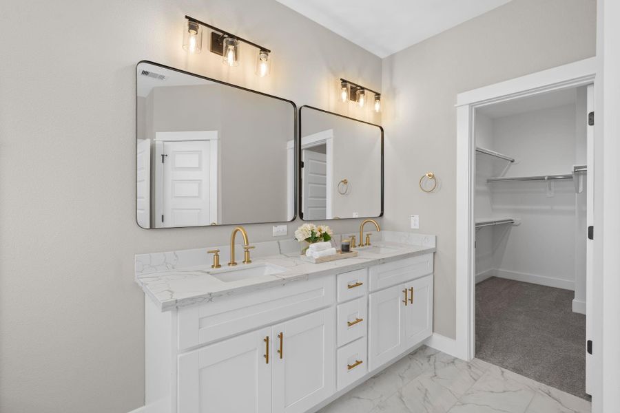 Furnished interior view inside a new home in , Houston (Image 35).