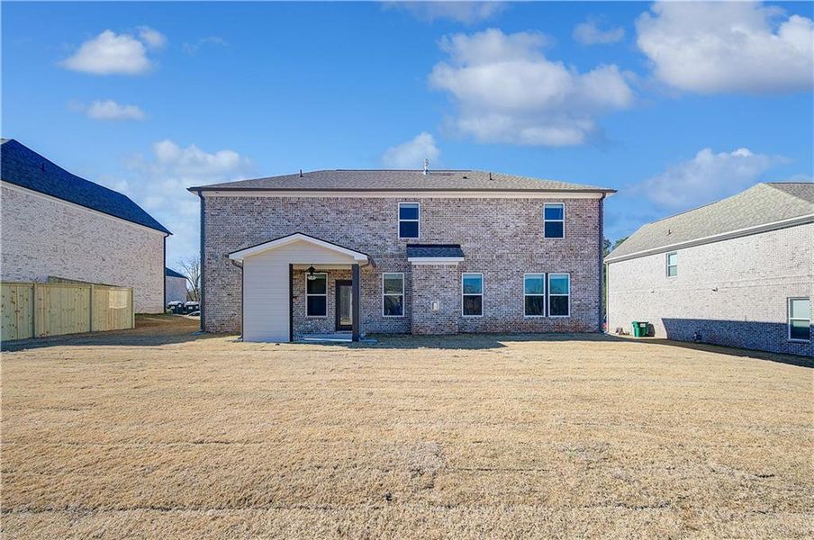 Exterior details and patio area of a home in Westwind Estates, Hampton (Image 3).