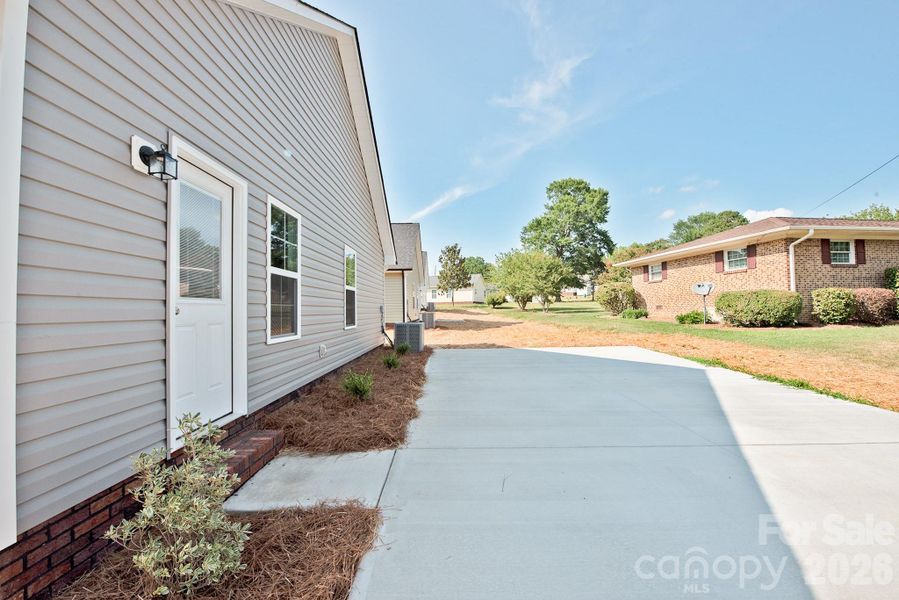 Exterior details and patio area of a home in , Landis (Image 18).