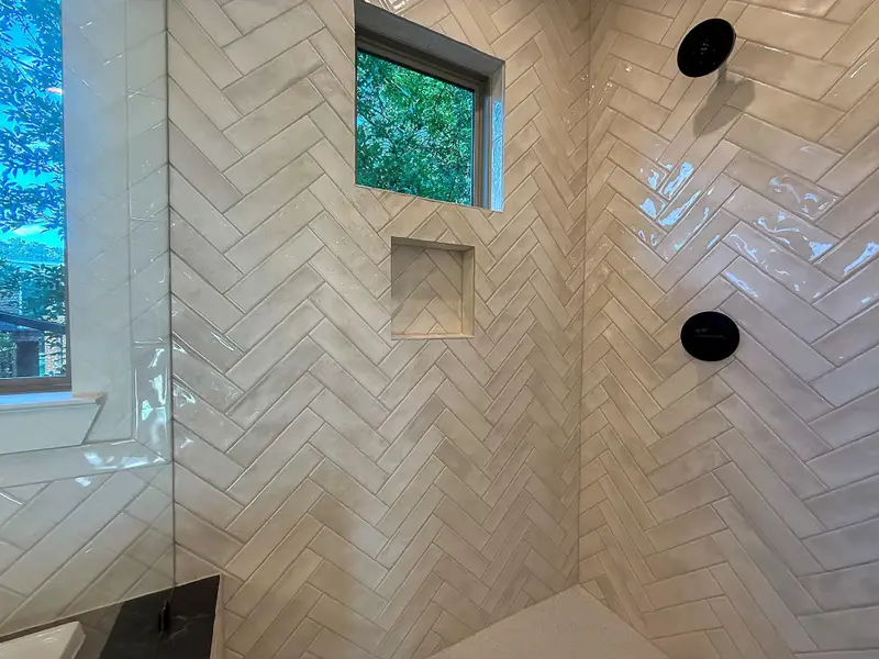 Close-up of interior finishes inside a home in , Houston (Image 10).