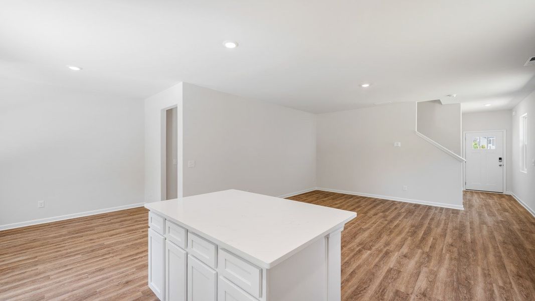 Representative unfurnished interior of a home built from the Hillcrest by D.R. Horton in Shoal Creek, Hampton (Image 16).