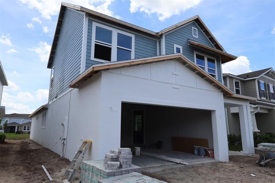 In-progress construction of a new home in Chapel Crossings, Wesley Chapel, FL (Image 7).
