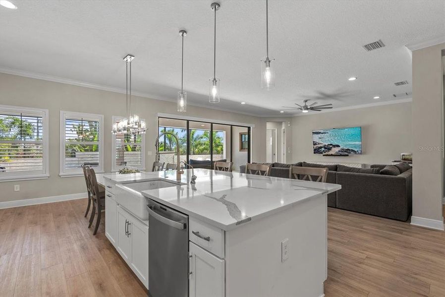 Furnished interior view inside a new home in Crosswind Ranch, Parrish (Image 14).