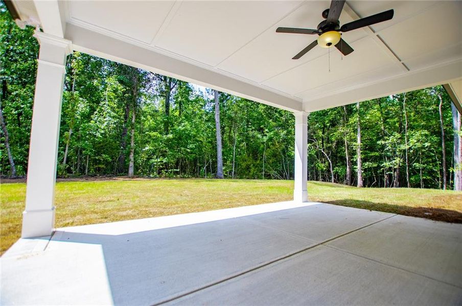 Exterior details and patio area of a home in , Douglasville (Image 36).