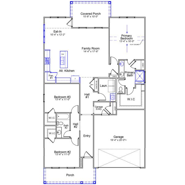 2D floor plan layout of this home in Ovation at Sweetbrier, Durham, NC (Image 2). 2D floor plan layout of this home in Ovation at Sweetbrier, Durham, NC (Image 2).