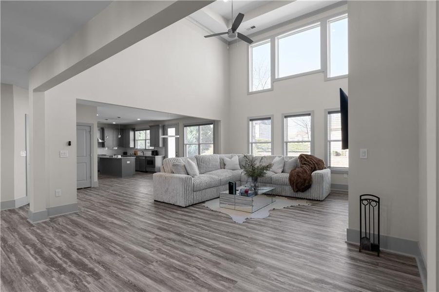 Furnished interior view inside a new home in , Lithonia (Image 5).