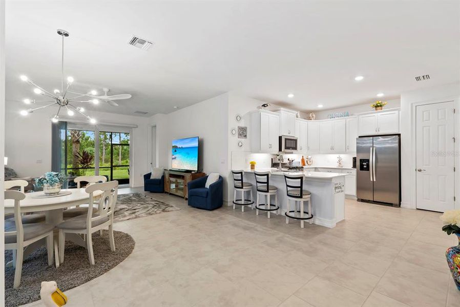 Furnished interior view inside a new home in , Punta Gorda (Image 25).
