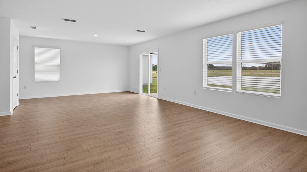 Representative unfurnished interior of a home built from the Elston+ by D.R. Horton in Diamond Springs, Jacksonville (Image 12).