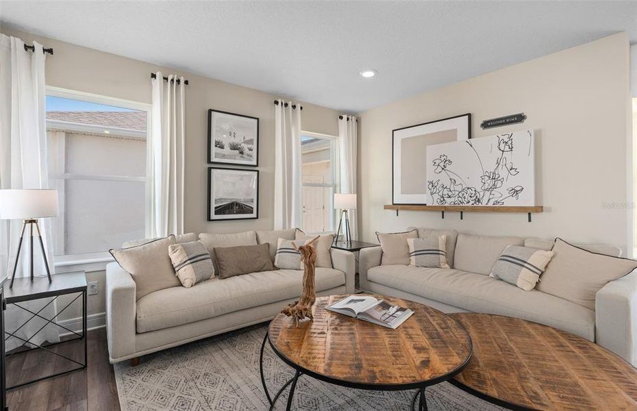 Furnished interior view inside a new home in Tohoqua, Kissimmee (Image 16).