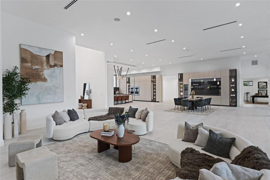 Furnished interior view inside a new home in , Parkland (Image 14).