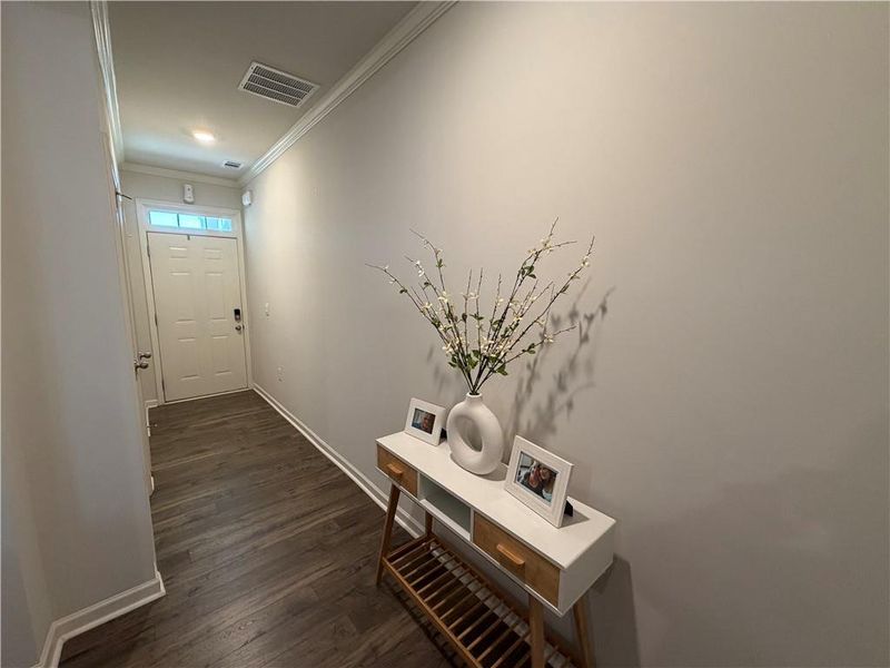 Furnished interior view inside a new home in , Buford (Image 8).