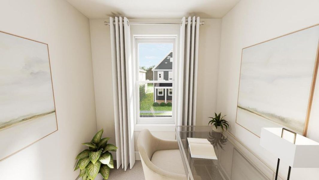 Furnished interior view inside a new home in Wendell Falls, Wendell (Image 11).
