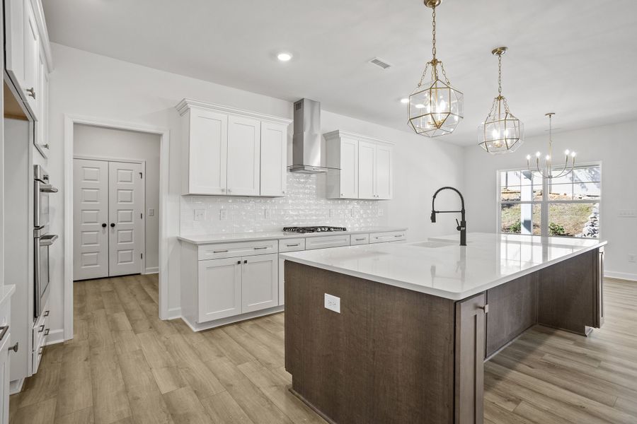 Furnished interior view inside a new home in Georgias Landing, Raleigh (Image 5). Furnished interior view inside a new home in Georgias Landing, Raleigh (Image 5).
