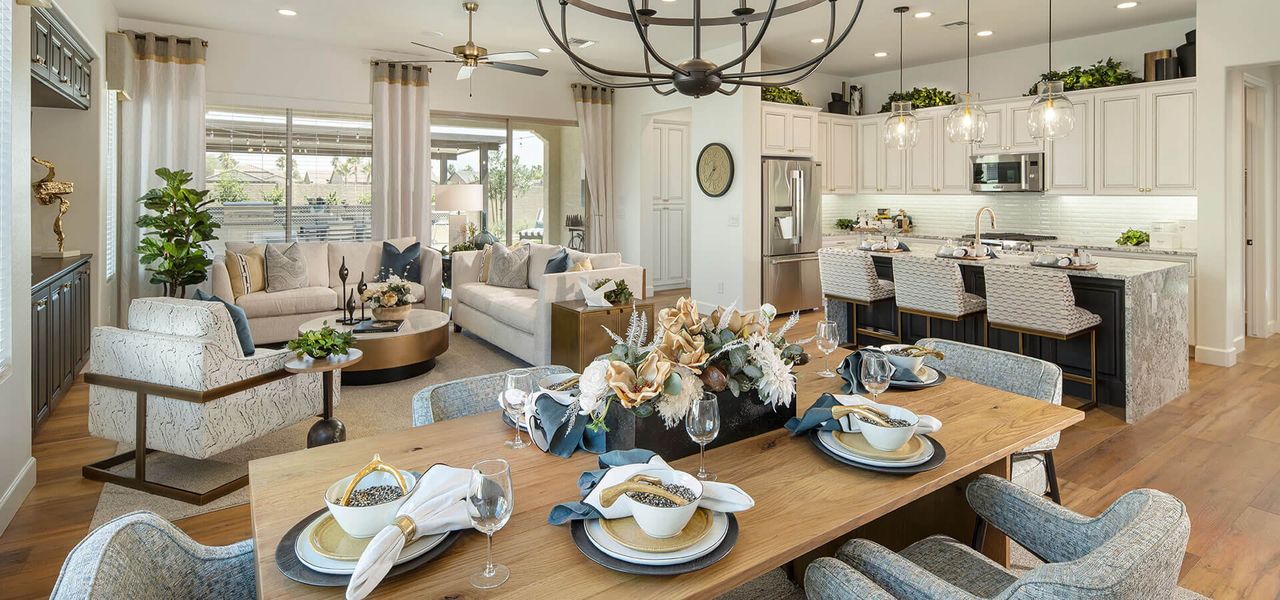 Representative furnished interior of a home built from the Bella by Robson Resort Communities in Robson Ranch Arizona, Eloy (Image 7).