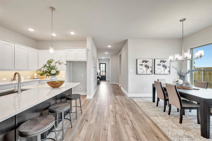 Furnished interior view inside a new home in Talia – Garden Series, Mesquite (Image 11).