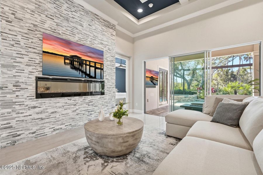 Exterior details and patio area of a home in , Palm Coast (Image 49).