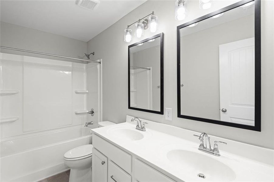 Furnished interior view inside a new home in Twin Lakes, Hoschton (Image 7).