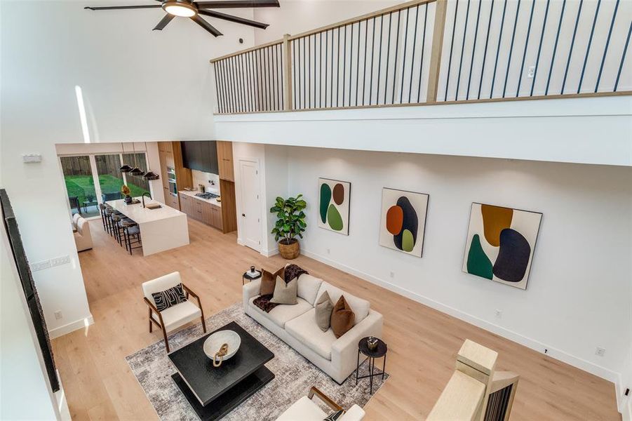Furnished interior view inside a new home in , Dallas (Image 18).