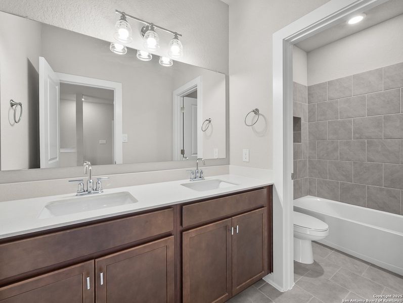 Furnished interior view inside a new home in Comanche Ridge, San Antonio (Image 4).