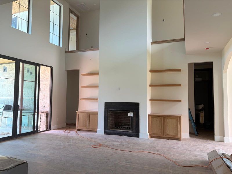 In-progress construction of a new home in , Montgomery, TX (Image 25).