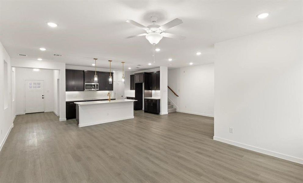 Open Kitchen-Living Room Representative Photo