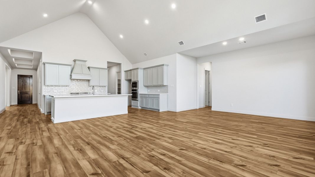 Furnished interior view inside a new home in Lakeshore Bluffs, Shady Shores (Image 35).